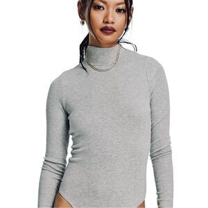 Ambiance Turtleneck Bodysuit, Size Small
